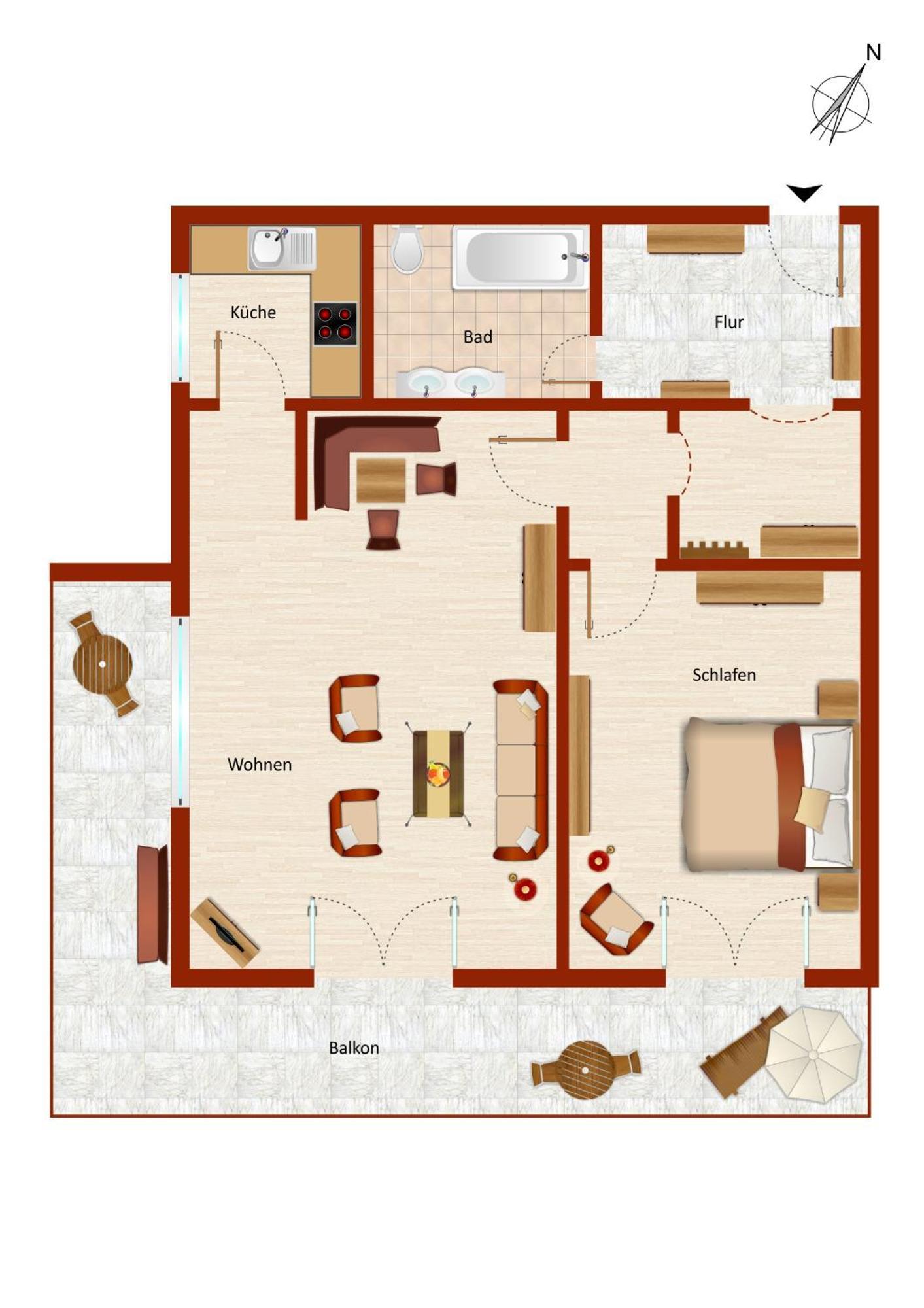 וולגאו Appartementhaus Alpenrose מראה חיצוני תמונה