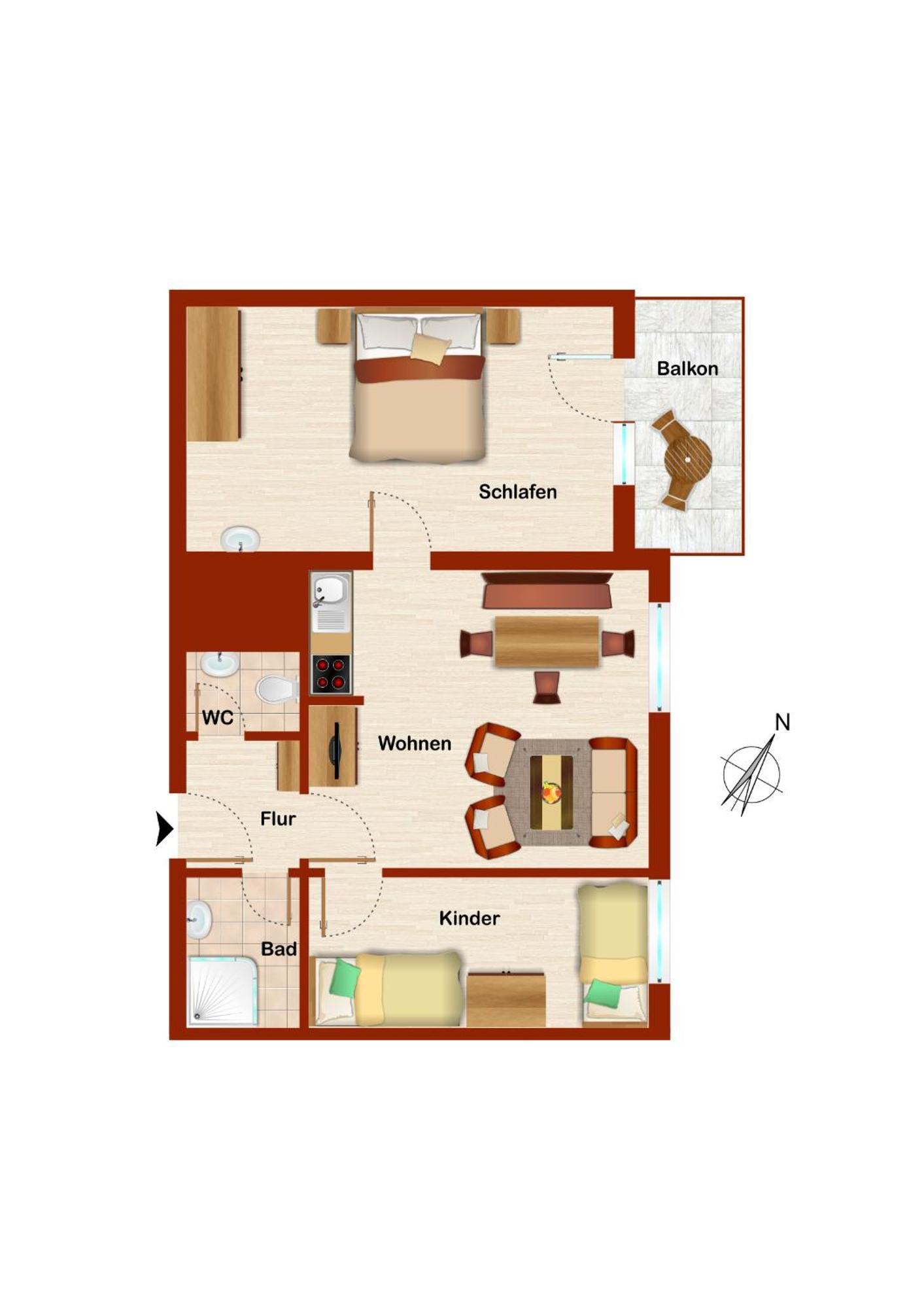 וולגאו Appartementhaus Alpenrose מראה חיצוני תמונה